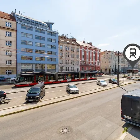 Lägenhet Brand New Two #34 With Free Secure Parking In The Center Prag